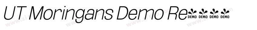 UT Moringans Demo Re字体转换